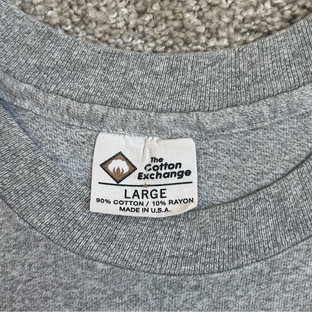 Vintage Heidelberg College T-Shirt The Cotton Exchange Gray XL Made in USA - Picture 6 of 7